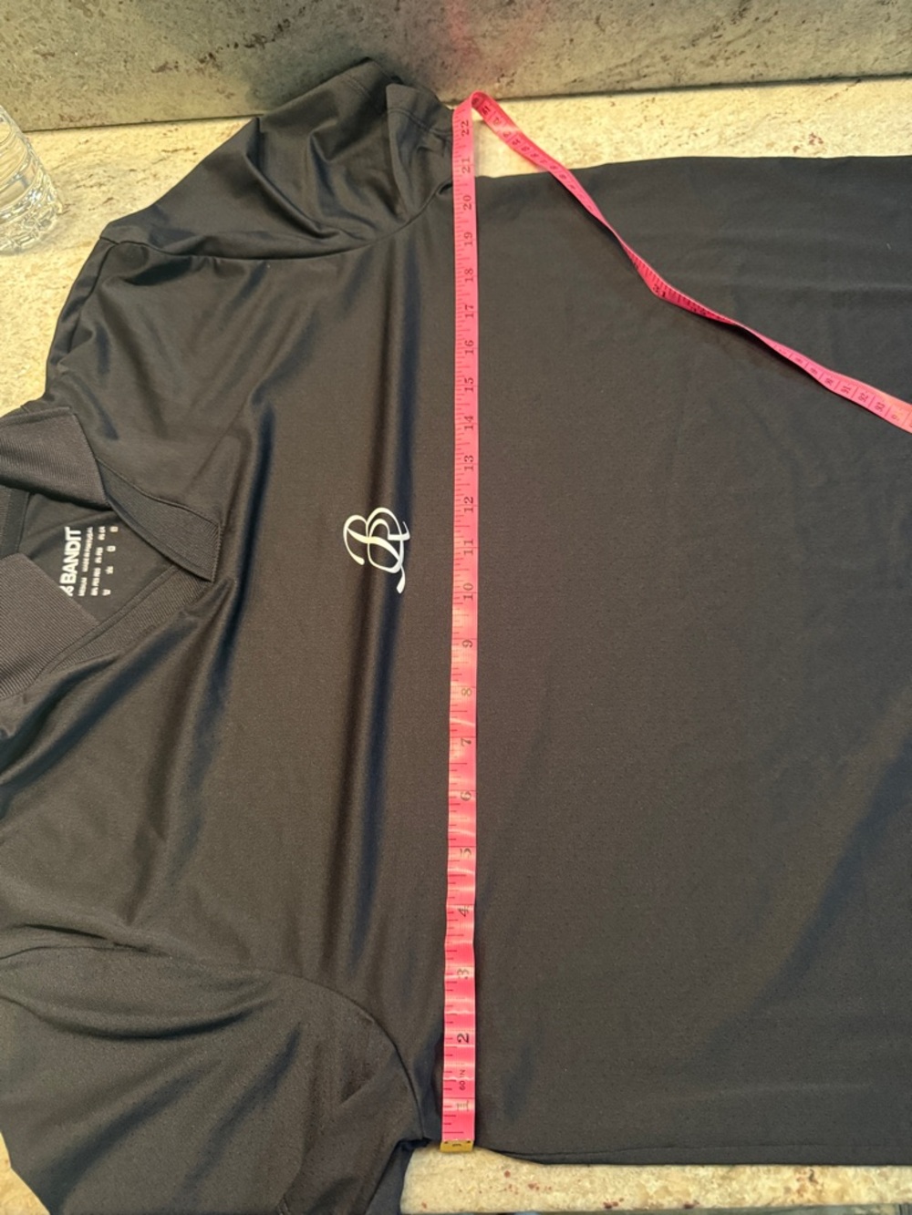 Bandit Running NanoMesh™ Collared Performance Tee - Black - Medium - Picture 8 of 9